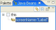 2.88. In the Java Beans view. 2.89. In the Source view. 2.90. And, in the Properties view.
