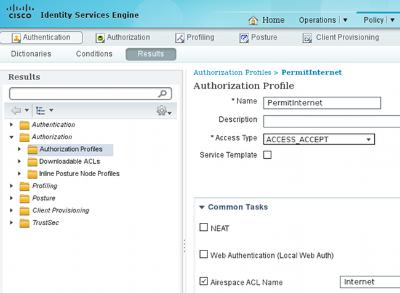 4. In order to verify the authorization rules, navigate to Policy > Authorization. In ISE Version 1.