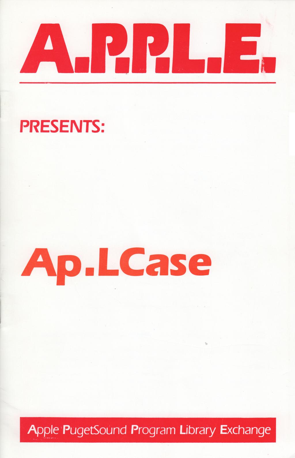 PRESENTS: Ap.LCase App!