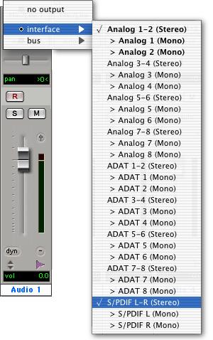 To record an alternate sound source directly into Pro Tools: 1 Connect the outputs of the external device to the left and right Alternate Source Inputs on the back panel of Digi 002 or Digi 002 Rack.