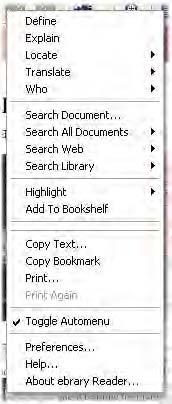 4 InfoTools ebrary InfoTools enable you to expand your research quickly, easily, and efficiently.