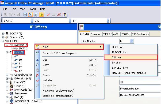 5.3. Create SIP Trunk To create the SIP trunk from the IP Office to Trio