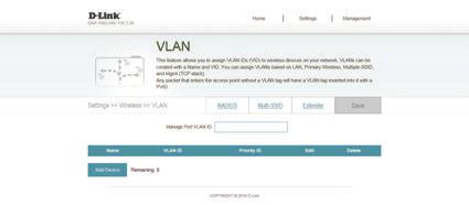 Section 3 - Configuration Wi-Fi VLAN This section lets you assign VLAN IDs to wireless client devices on your network.