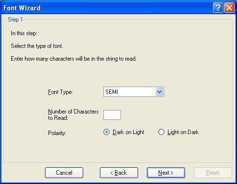 5. Vision Objects Create a font There are two basic font types you can create: SEMI font and User Defined font. You can also import a font by using the ImportFont property.