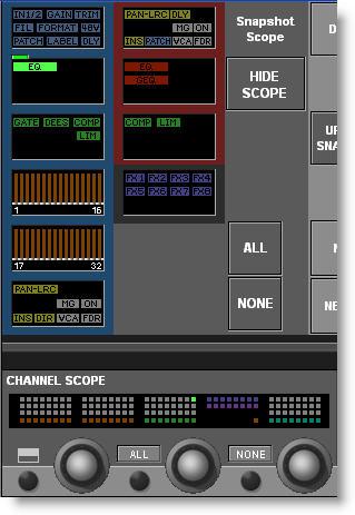 Press the START button in the Appy Changes field that is located on the bottom row of Vistonics controls below the Cue List.
