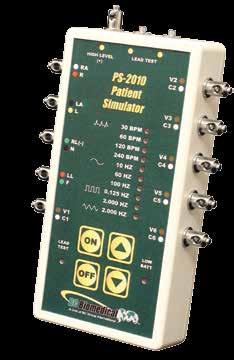 ECG Simulators 13 Overview - PS-2010 The PS-2010 is the perfect tool for providing a 10 lead wire hook up for those diagnostic 12 lead ECG machines.