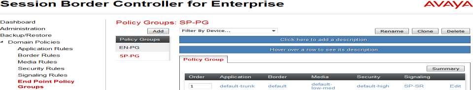 Endpoint Policy Groups The rules created within the Domain Policies section are assigned to an Endpoint Policy Group.