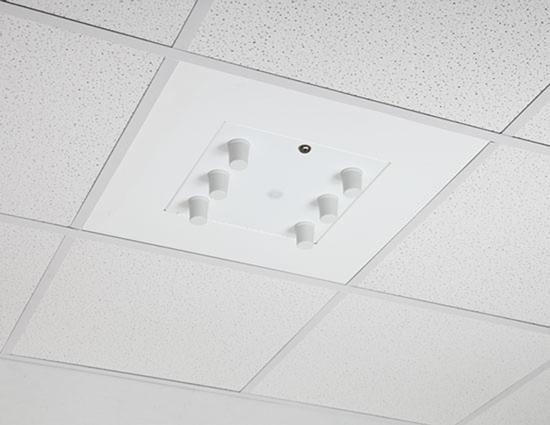 Model 1052 00 The Model 1052 00 wireless LAN access point enclosure is a locking 2 x 2 ceiling tile enclosure designed specifically for Motorola access points.