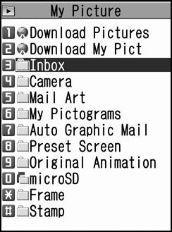 File & Folder Management Creating a Folder i Data Folder d Select a folder type d <Example>When My Picture is Selected Folder List u Add Folder d Enter folder name d Tip Folders can only be created