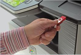 How to print directly from a USB Memory Stick PLEASE NOTE: