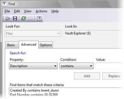 File Properties When you add a file to Autodesk Vault, the file's properties are extracted and saved to a database.