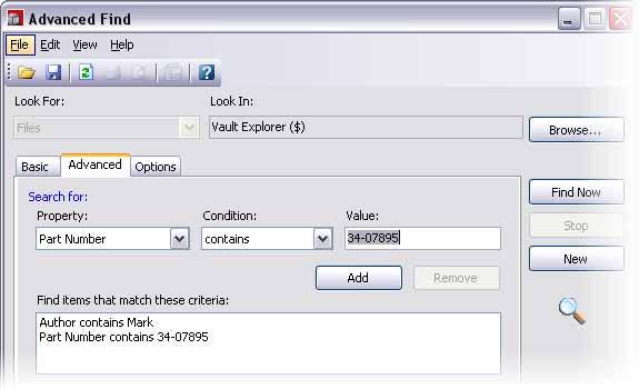 File Properties When you add a file to Autodesk Vault, the file s properties are extracted and saved to a database.