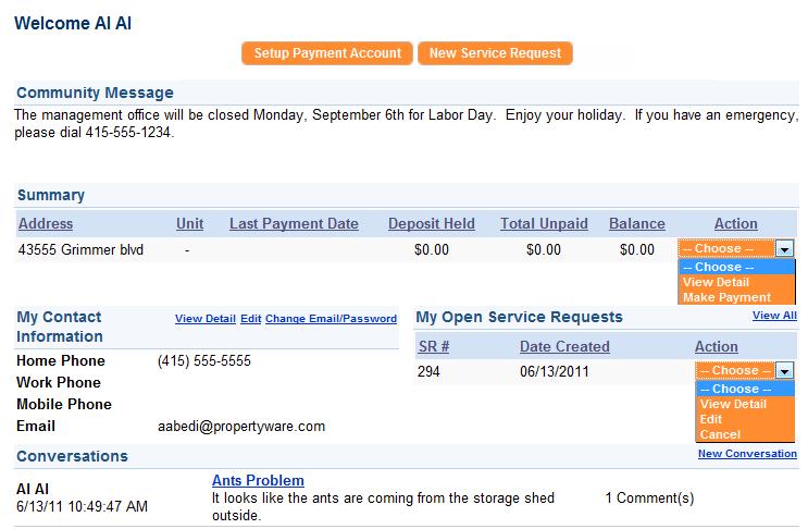 Page 7 Making a One-Time Payment This option is allows you to setup and submit one-time electronic payment. First you need to setup your e-check payment account.