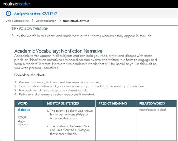3. If an Interactive Activity is available, follow the instructions before moving forward in the assignment. View Notebook / View All Notes 1. Click the button. 2.