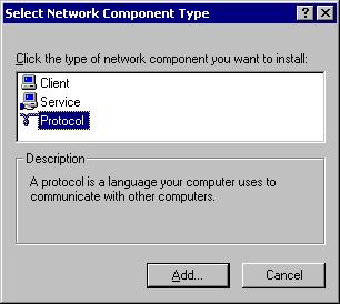 Connection] is added to [Network and Dialup Connection] of [Control Panel].
