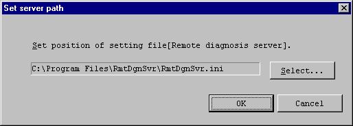 B-63734EN/01 3.OPERATING THE DIAGNOSIS CLIENT 3.6 OPTION MENU This section explains operations in the option menu of the diagnosis client. 3.6.1 Setting the Diagnosis Receipt Server The diagnosis receipt server path can be changed.