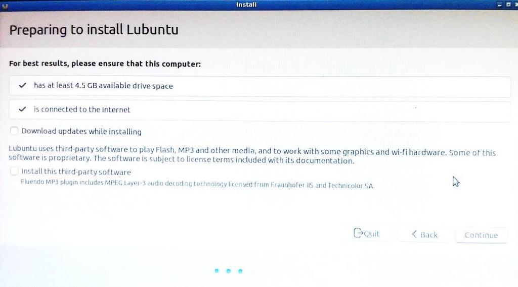 Choosing this option will erase the existing Ubuntu installation and perform a fresh installation of Ubuntu.