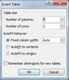 2) On the Insert tab, in the Tables group, click Table, point to Quick Tables, and then click the template that you want.