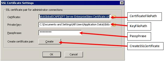 Server SSL Certificate Methods and Properties Interface Reference: ICISimpleCondition - Simple Condition Interface The ICIServer interface allows you to manage the Server's SSL Certificate for remote