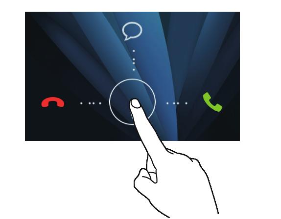 Answering or rejecting a call When a call comes in, you can press the volume button to mute the