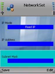 Fixed IP Wireless-G IP Phone If Fixed IP is selected as the IP Mode, the screen will show these settings: IP Address, Subnet Mask, Default Gateway, Primary DNS, and Secondary DNS. IP Address. To add or change the IP Address, select Edit.