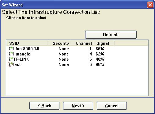 Figure 3-2 Step 3: After that, select the network authentication and data