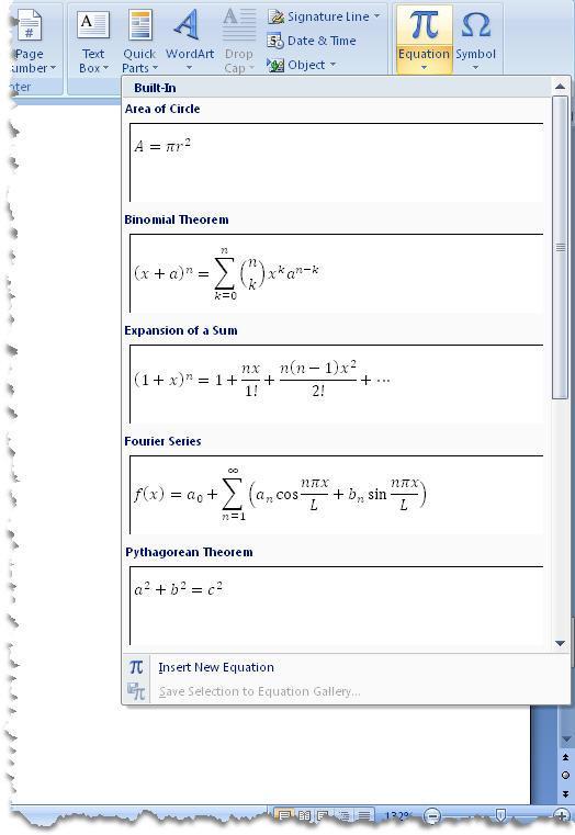 equations.