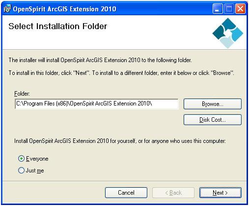 ArcGIS Extension 2010 - User's Guide Then select the configuration file folder directory (this contains files that control the default behavior of the ArcGIS Extension): Leave the field blank if you