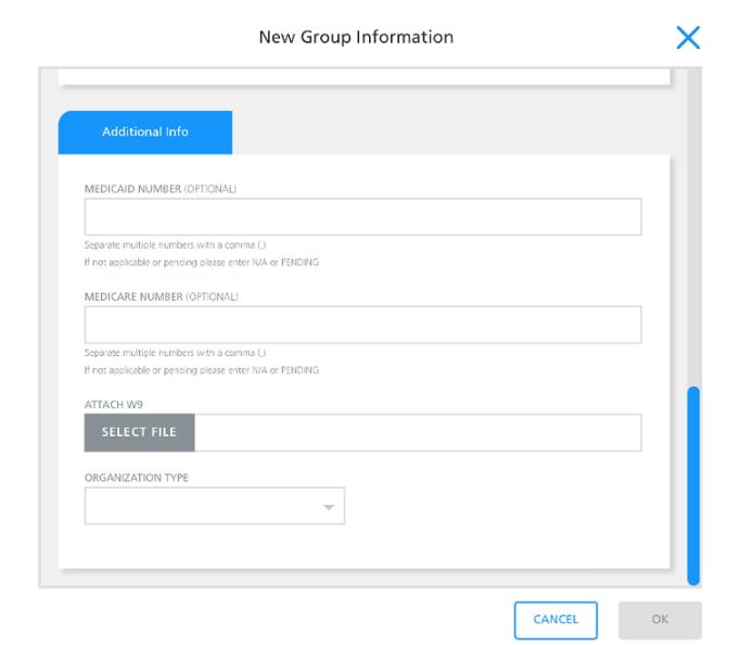 Select Add a Group Submit Changes