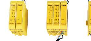 MODULAR SAFETY INTEGRATED CONTROLLER MOSAIC MR2 MR4 Safety relay modules: - MR2-2 relays 2 NO + 1 NC Connectable to 1 OSSD pair - MR4-4 relays 4 NO + 2 NC Connectable to 2 independent OSSD pairs 2/4