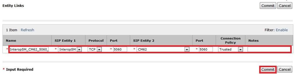 Port: Port number on which Session Manager will receive SIP requests from the far-end.