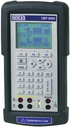 Calibration Technology Portable Multi-Function Calibrator Model CEP6000 WIKA Data Sheet CT 83.