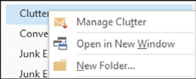 Outlook Declutter your mailbox The average person receives 100 emails per work day.