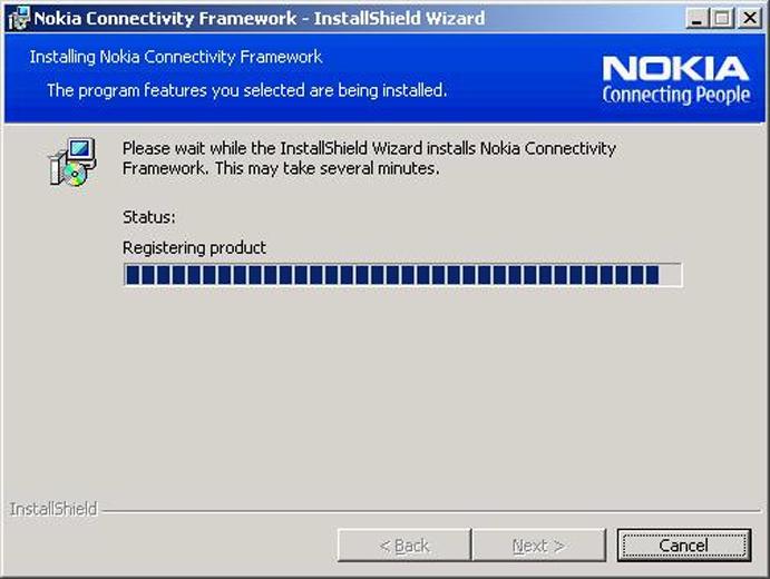 9 Click Finish to complete the NCF installation. It continues with the SDK installation.