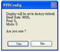 i. Set All Default This function allows user to reset all the setting to the