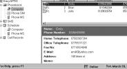 The corresponding information is displayed in the entry detail view. Viewing and Editing Phonebook Entries 1. Make sure that phonebook data is displayed.