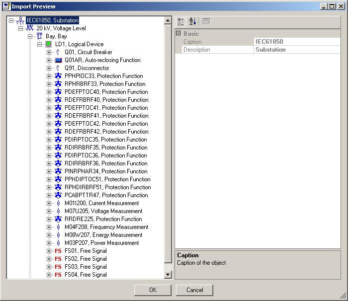 SYS 600 9.2 1MRS756119 Fig. 4.7.1.-2 Import Preview A060691 5. Click Import and close the tool.