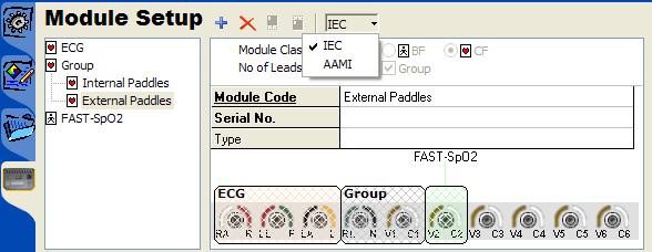 Ansur ESA620 Users Manual To create a module group, click on the checkbox named Group just to the right of the number of leads.