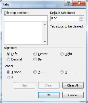Dot Leaders If you don t want to use heading styles in your document, you may end up creating your table of contents manually.
