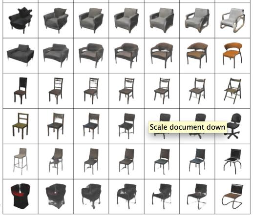 Morphing Different Chairs Summary Supervised