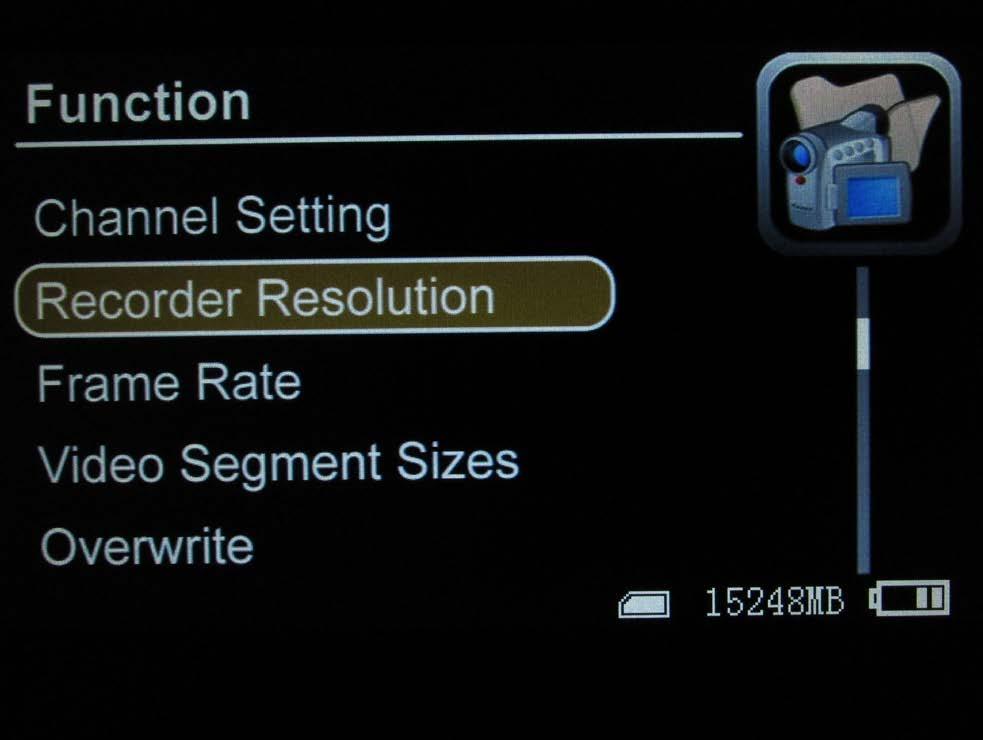 FUNCTON SETTINGS The System Settings are complete. We are now going to adjust the Function Settings of your DVR. We will look at the CHANNEL SETTING last.