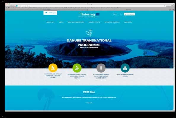 23 2. Application of the Visual Identity 2.5. Website The Danube Transnational Programme website will host one website per project (www.interreg-danube.eu).