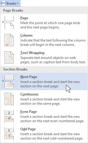 21 Section Formats In addition to character and paragraph formats, Word also has section formats. Often, the entire document has only one section.