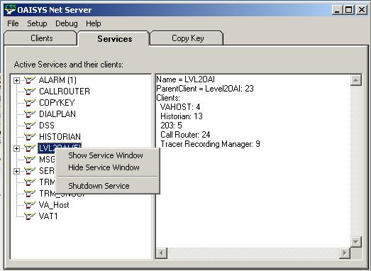 4.2. Configure CTS OAISYS Net Server Step Description 1.