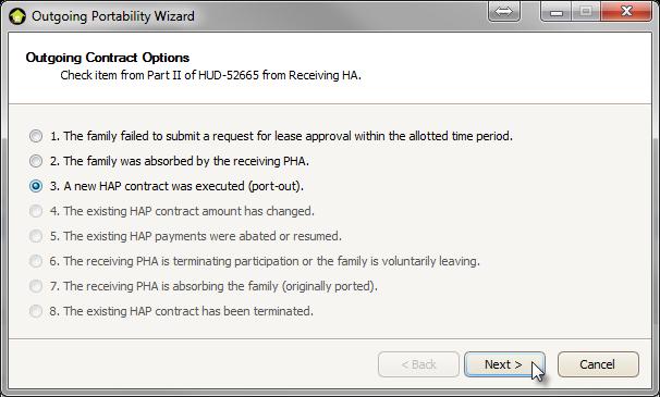 Then select Complete Initial Contract and follow the steps in the wizard: a.