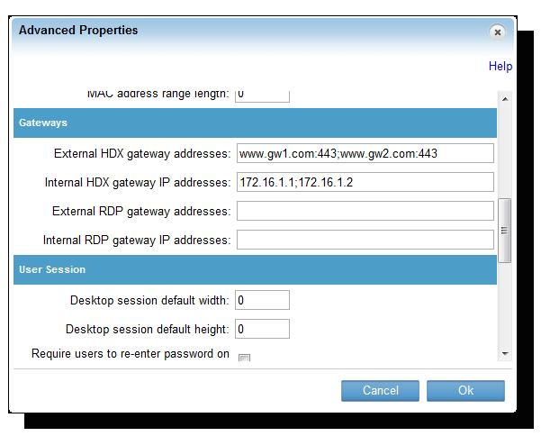 Configure secure remote access 2. Add the Grid IP address. See Manage a grid 3. Scroll to the Gateways section. 4.