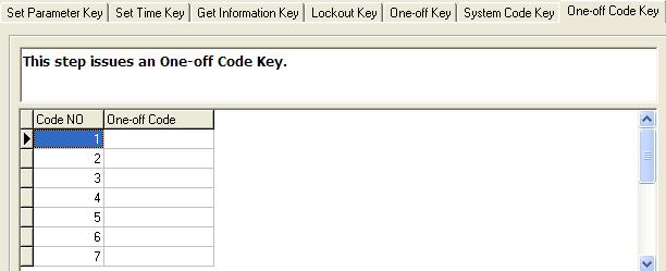 (No need set up on the lock) One-Off Code Entering 10 One-off codes in