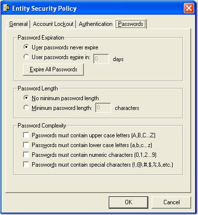 Chapter 4 Entity Administration Allow logins only from these IP addresses/subnets This setting limits PaperVision Enterprise access to specific IP addresses or address ranges.