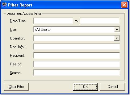 Chapter 11 Reports Filtering Reports You can filter most reports to quickly locate data based on specific criteria.