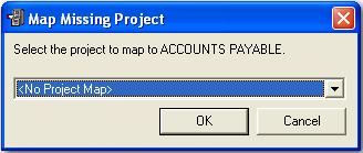 Chapter 11 Reports Map Missing Project 6. Select the project map (or, select <No Project Map>), and then click OK.